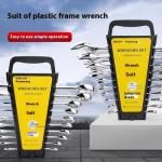 12 Pcs Wrench Set 8-22mm – Chrome Vanadium Steel Spanner Set Heavy Duty Tool Kit for Car Repair & Home Use