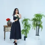 2 Pcs Women Stitched Grip Plain Angrakha Suit – Elegant Summer Casual & Party Wear Dress for Ladies